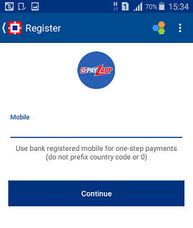 Mobile Registration Page